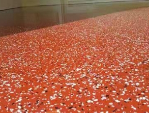彩色陶瓷顆粒防滑路面